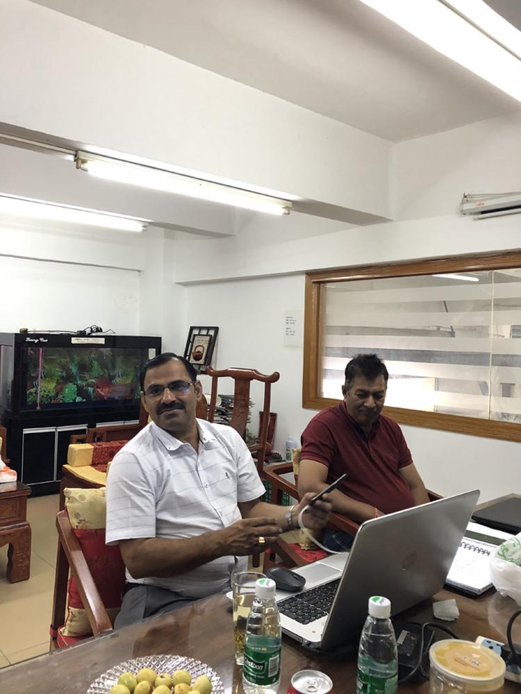 customer visit mould trial