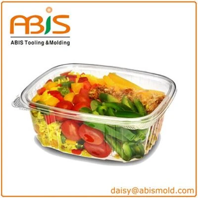 Eco Friendly Disposable Plastic PP Take Away 2 Compartment