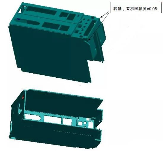 Information channel monitor body injection mold Information channel monitor body injection mold