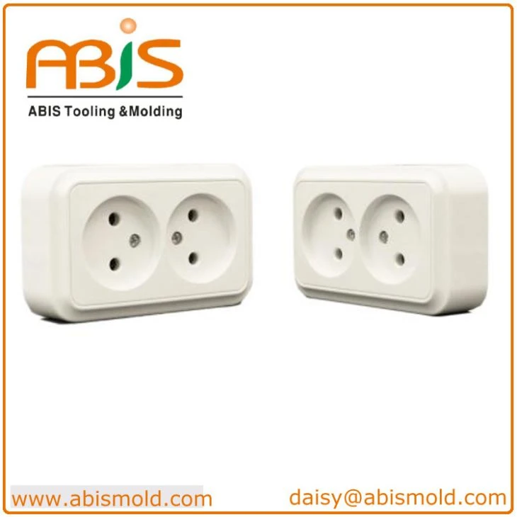 Double White 64*120mm Wall Socket