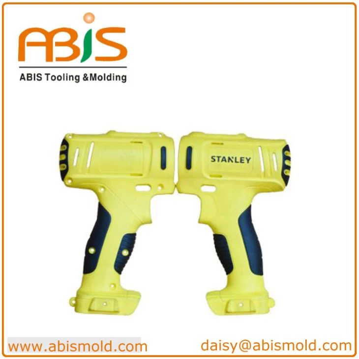 Hot Runner Yellow Overmolding Tool Drill Mold