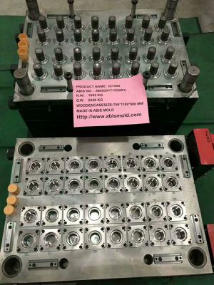 Easy Open Cosmetic Flip Top Lids plastic injection mold