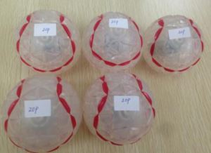 Machine Stitched 1.6mm Shiny PVC Soccer Ball