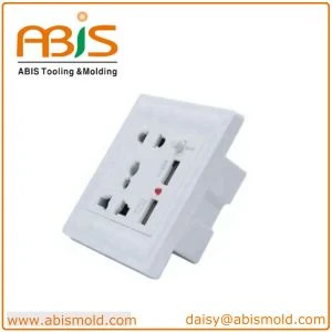 220V UK Standard Wall Socket Switch With USB