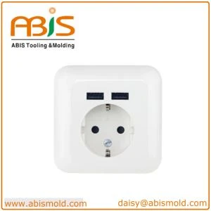 French Style Switch 2.1A Output USB Wall Socket
