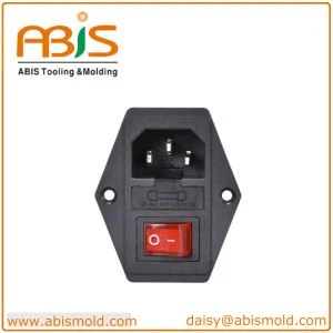Plastic Housing AC 250V 15A 3pin Power Socket Switch