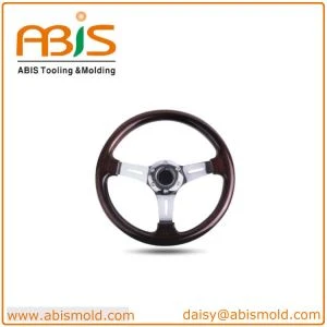 Flat Genuine Leather Drift Racing Steering Wheel