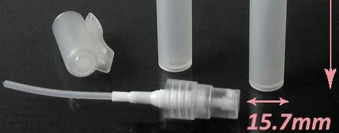 Plastic Sprayer Bottle and Pen Style Cap For Perfume Packaging