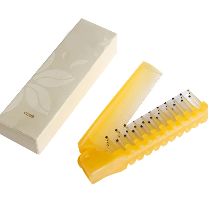 Hotel Spa Plastic Disposable Foldable Comb Mold