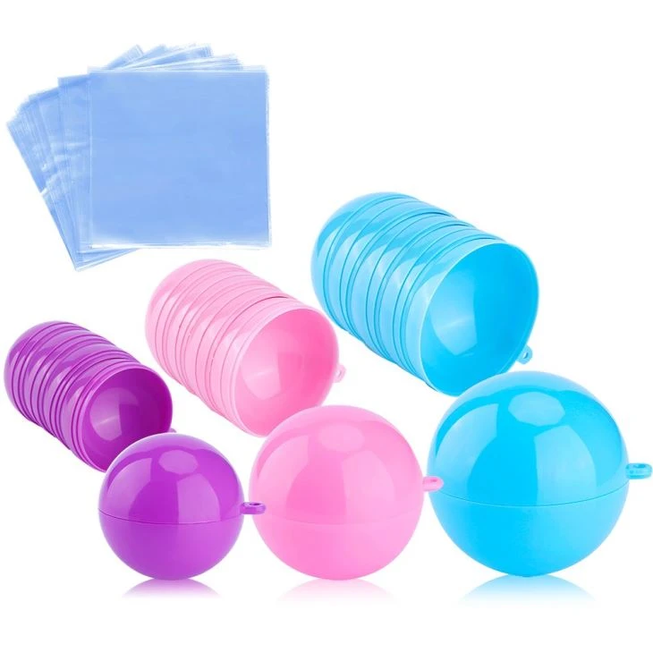 Plastic Bath Bomb Mold With 30 Pieces Shrink Warp Bags For Crafting Your Own Fizzies