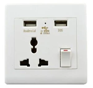 USB Intelligent Socket/USB Outlet/USB Wall Plate