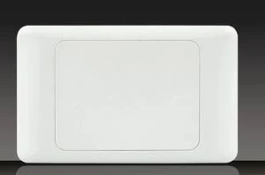 White Wall Blank Plate