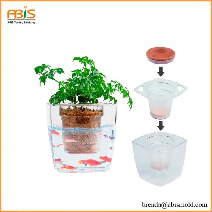 fish tank flower pot 01 fish tank flower pot 01