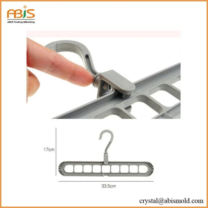 Folding Coat Hanger With Multi-hole Folding Coat Hanger With Multi-hole