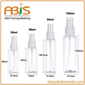 Clear Empty Disinfection Hand Sanitizer Bottle