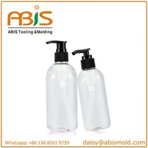 Lotion Soap Gel Packaging Flat Round Plastic Shampoo Bottle